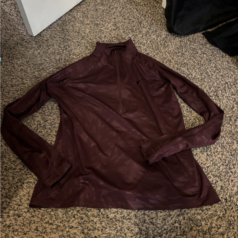 Nike Dri-FIT Burgundy Pullover
